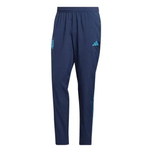 Men's adidas Logo Printing Design Elastic Waistband Straight Sports Pants/Trousers/Joggers Blue HF3940