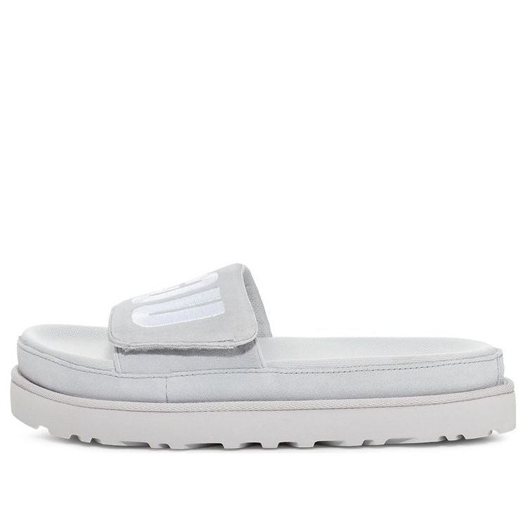 (WMNS) UGG Laton Fur Slide 'Grey' 1110110-MGSD