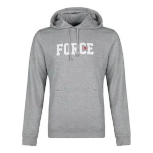 Men's Nike Alphabet Printing Hooded Long Sleeves Gray BQ6357-063