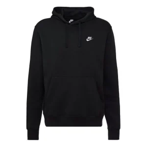Nike Sportswear Club Fleece Pullover Hoodie 'Black white' BV2654-010