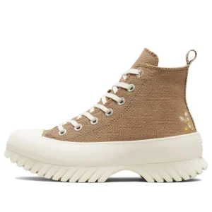 (WMNS) Converse Chuck Taylor All Star Lugged Platform 2.0 High 'Autumn Embroidery - Sand Dune' A05067C