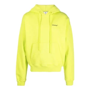 Off-White Caravaggio Arrows Hoodie 'Lime' OMBB037S23FLE0015010