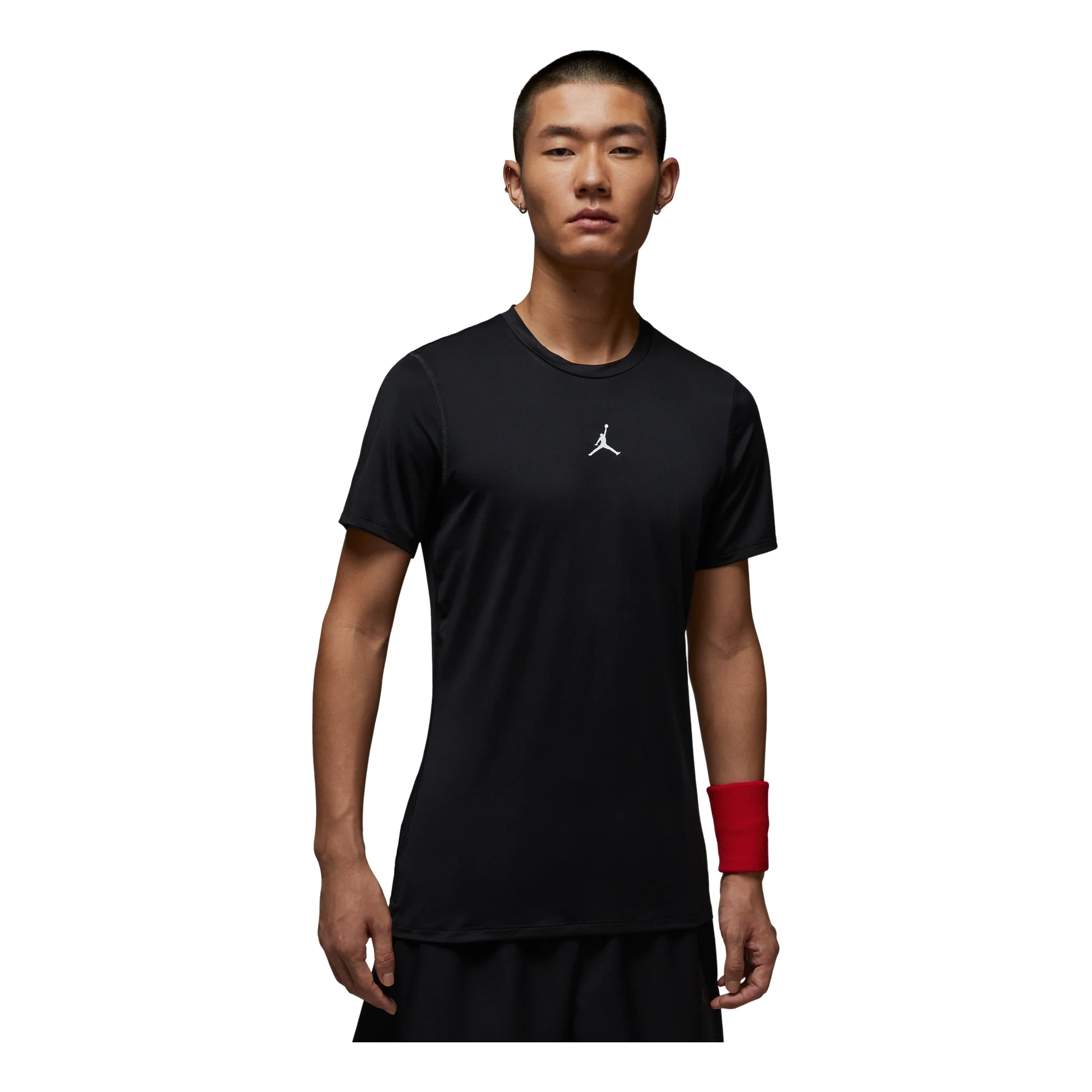 Air Jordan Sport Dri-Fit Short-Sleeve Base Layer Top 'Black' HV4100-010
