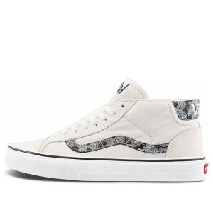 Vans Mid Skool 37 'Sport Paisley - White Black' VN0A3TKF914
