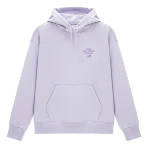 (WMNS) New Balance Logo Sportswear Hoodie Asia Sizing 'Purple' 5CD12132-DV
