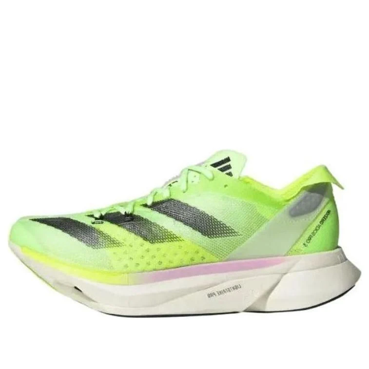 (WMNS) adidas Adizero Adios Pro 3 'Aurora Black Zero Metalic Lucid Lemon' IG6429