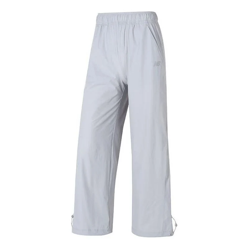 (WMNS) New Balance Woven Pants Asia Sizing 'Grey' NTE24262-GR