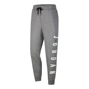Air Jordan Fleece Casual Long Pants Gray DC9090-091