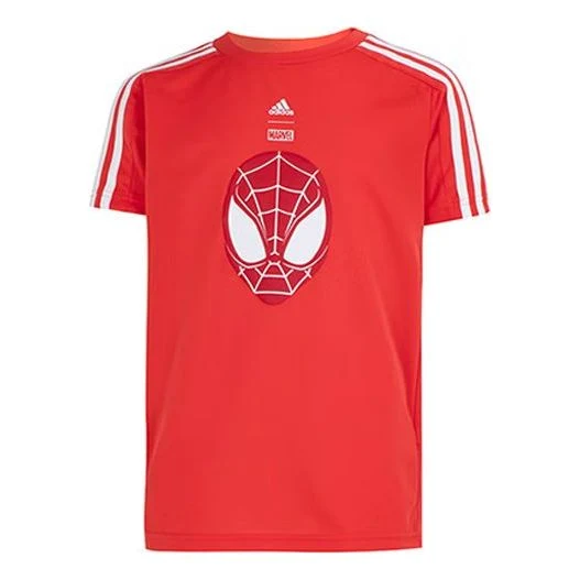(PS) adidas x Marvel Spider-Man T-shirt 'Red' IJ9056