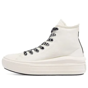 (WMNS) Converse Chuck Taylor All Star Move High 'Archive Print Egret' 570974C