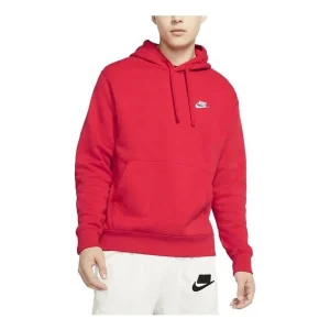 Nike Sportswear Club Fleece Pullover Hoodie 'Red' BV2654-657