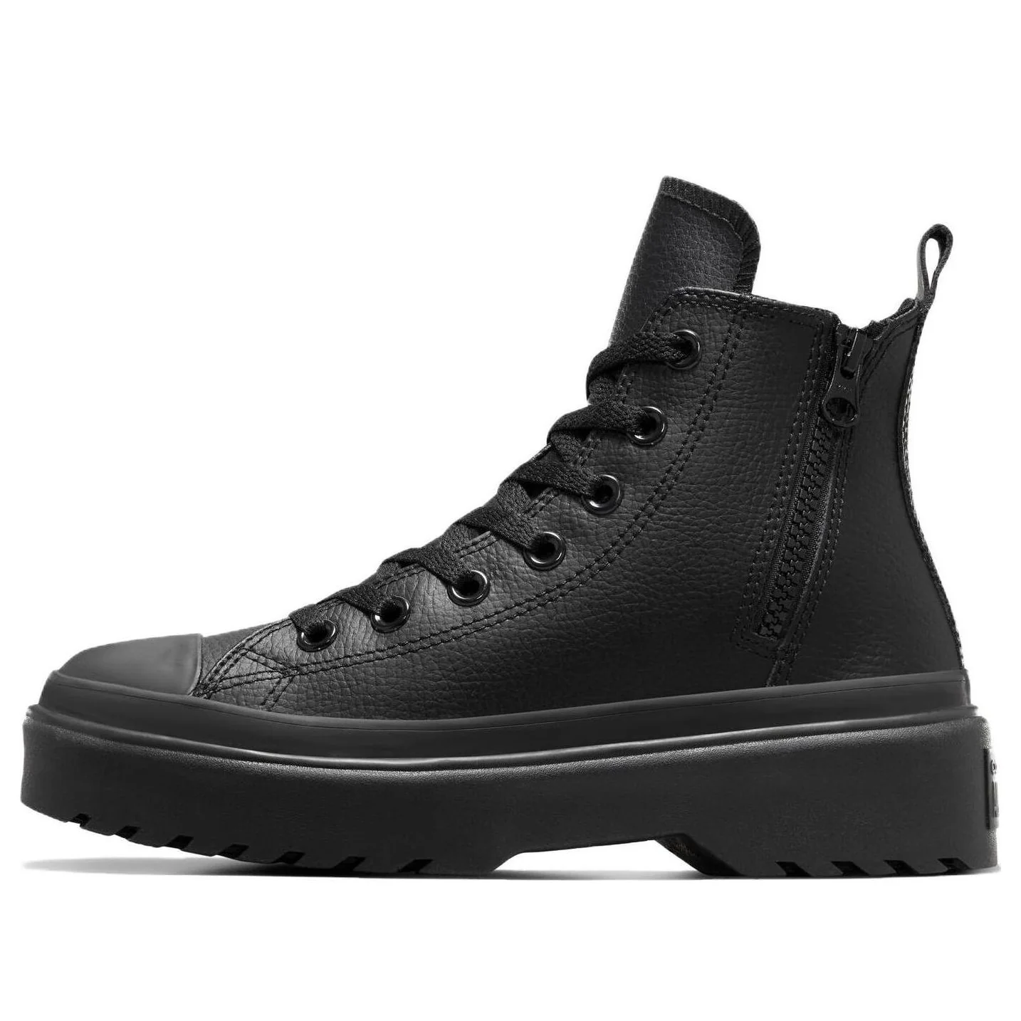 (GS) Converse Chuck Taylor All Star Lugged Lift Platform Leather 'Black' A04819C