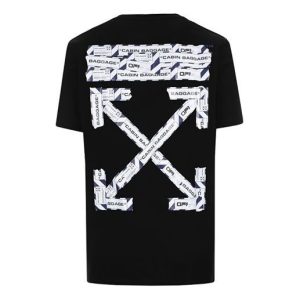 Off-White SS20 Back Arrows Sketch Short Sleeve Mens Logo Normal Fit OMAA027S201850031088