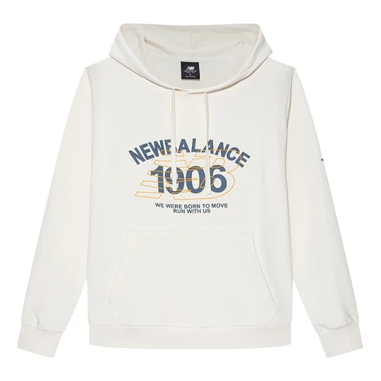 New Balance Men's New Balance Alphabet Printing Sports Creamy White AMT13386-IV