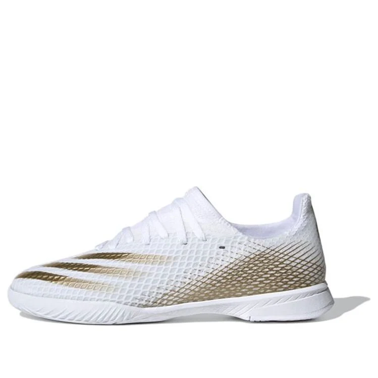 adidas X Ghosted.3 IN 'White Metallic Gold Melange' EG8204