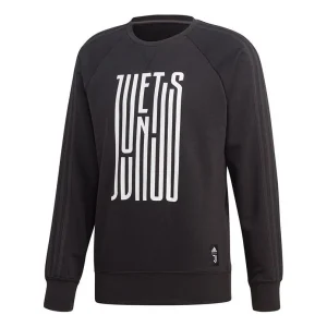 adidas Soccer/Football Sports Round Neck Pullover Black FR4218