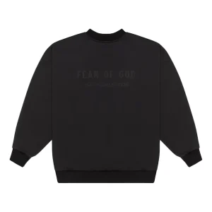 Fear of God Back Logo Crewneck Sweatshirt 'Black' FOG-FW19-64