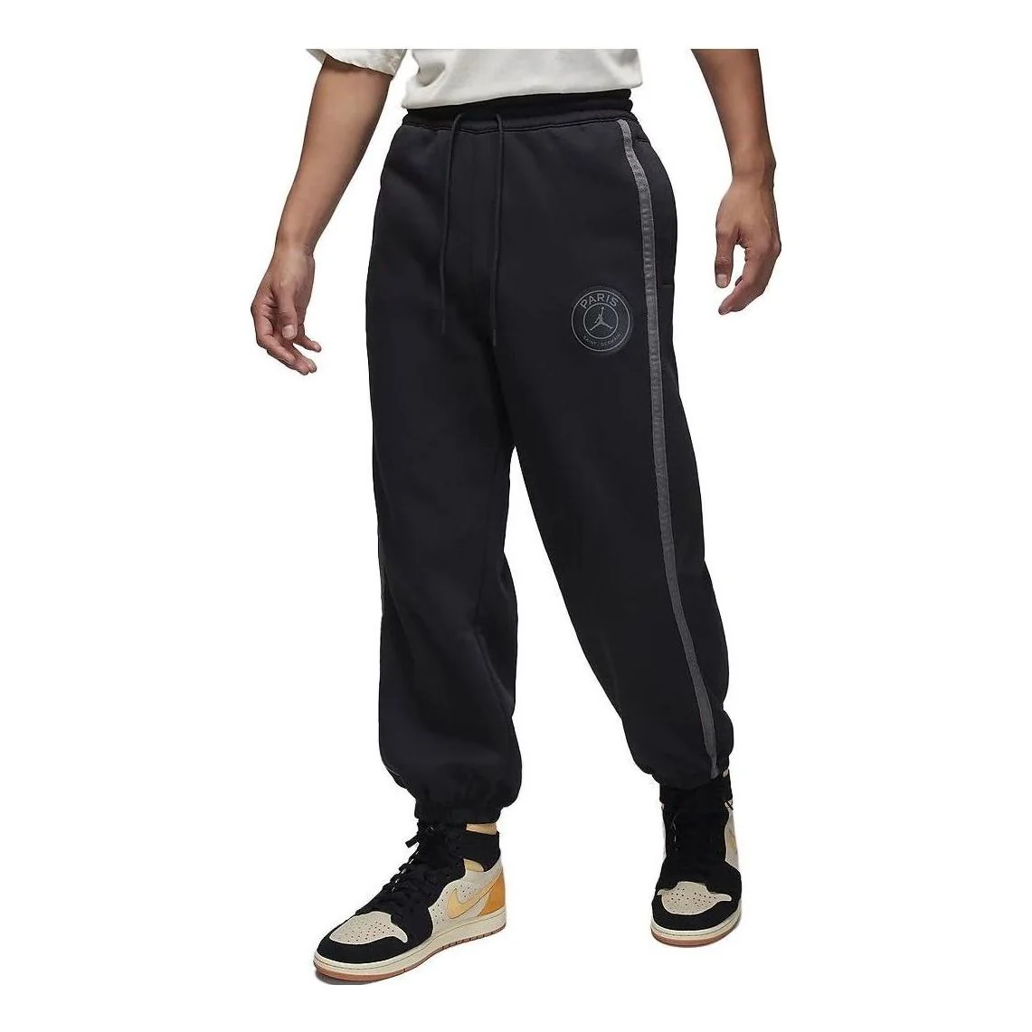Air Jordan x Paris Saint-Germain Sweatpants Asia Sizing 'Black' DZ2950-010