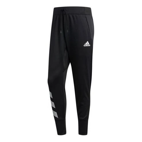 adidas Act Side Stripe Printing Sports Long Pants Black DW7326