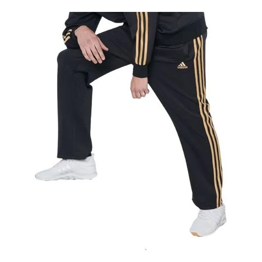 adidas Originals 3-Stripes Pants Asia Sizing 'Black Gold' TR30PR-BG