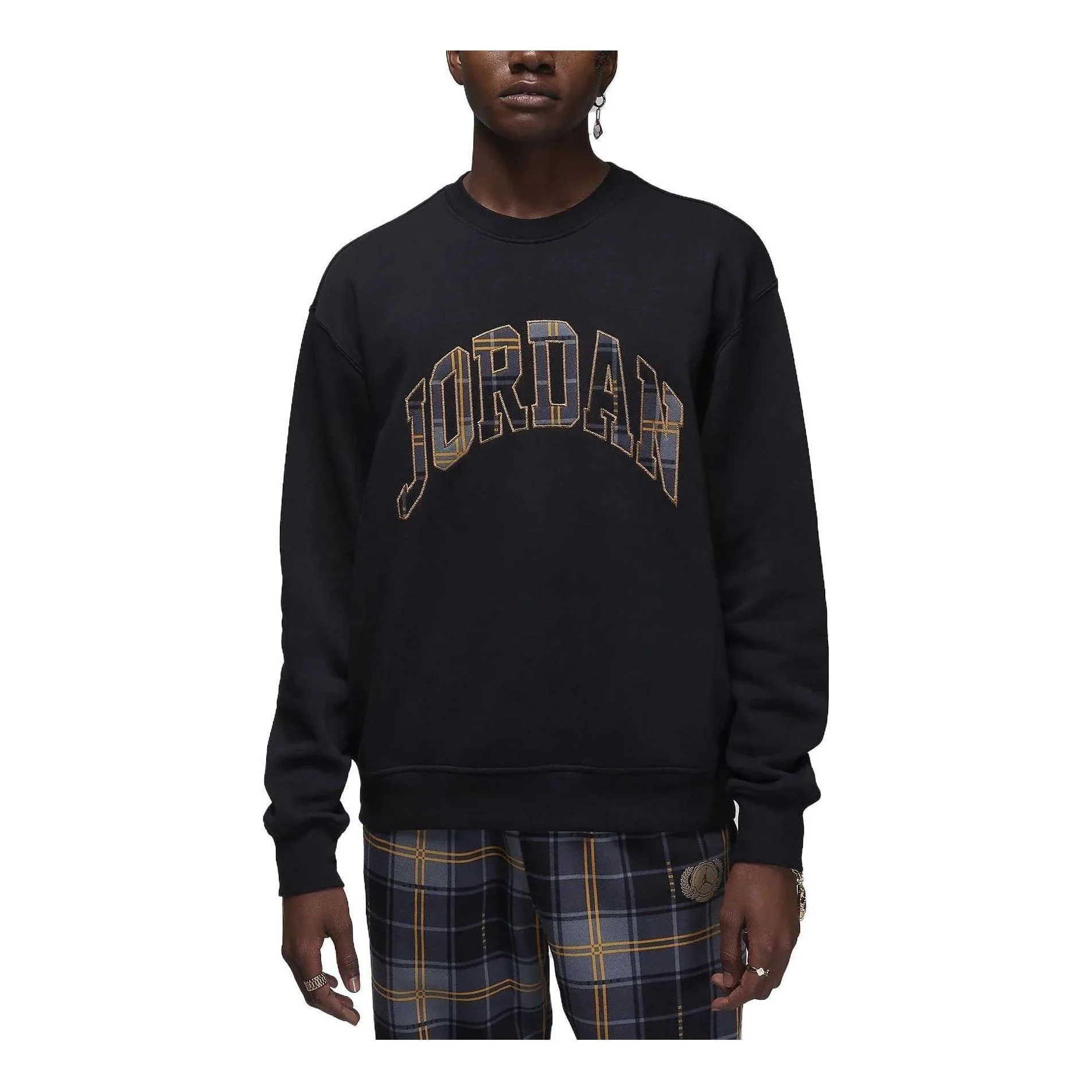 Air Jordan Essential Holiday Fleece Sweatshirt 'Black' DV1574-011