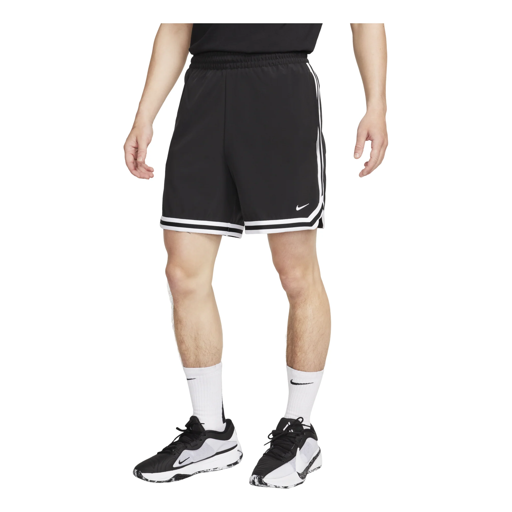 Nike DNA Dri-FIT Woven Basketball Shorts (Asia Sizing) 'Black White' FN2660-010