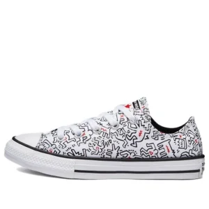 (GS) Converse x Keith Haring Chuck Taylor All Star 'White Black' 371861C