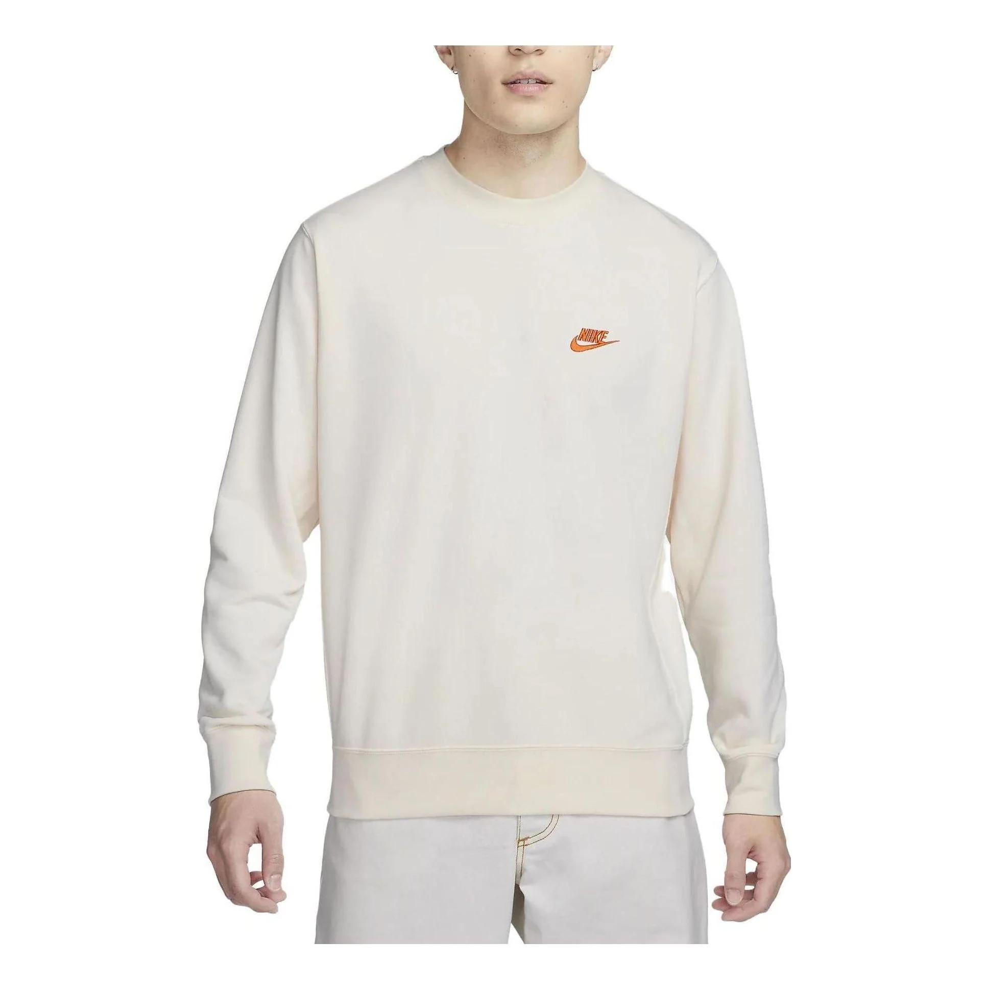 Nike Sportswear French Terry Crewneck Sweatshirt 'Biege' FN8515-110