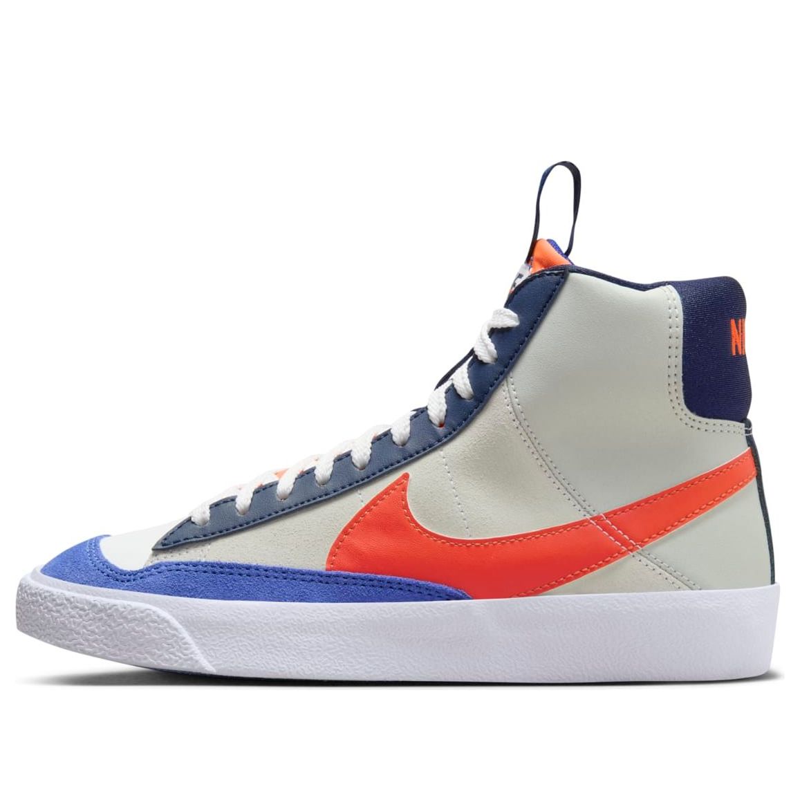 (GS) Nike Blazer Mid '77 SE 'Midnight Navy Team Orange' FQ7413-100