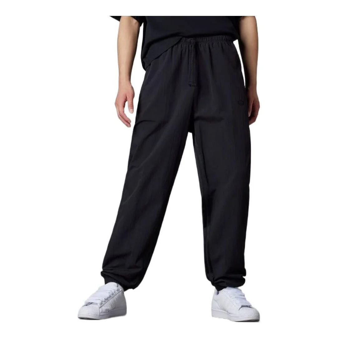 adidas Blue Version Essential Woven Chino Pants Asia Sizing 'Black' HM6496