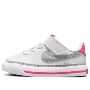 (TD) Nike Court Legacy 'White Pink Prime Light Smoke Grey' DA5382-111