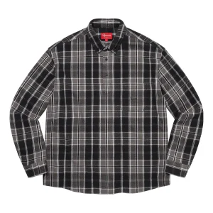 Supreme SS23 Week7 Pullover Plaid Flannel Shirt 'Black' SUP-SS23-143