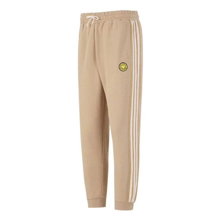 Men's adidas SMLY TP 1 Stripe Athleisure Casual Sports Long Pants/Trousers Khaki H45520