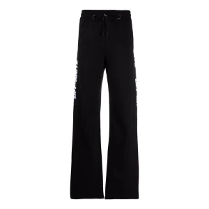 (WMNS) Off-White Active Logo Band Sport Pants 'Black' OWVI010C99JER0011000