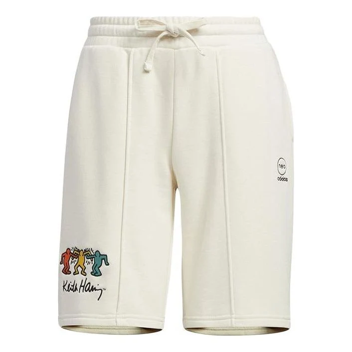 adidas Neo X Keith Haring Shorts 'White' HS6831