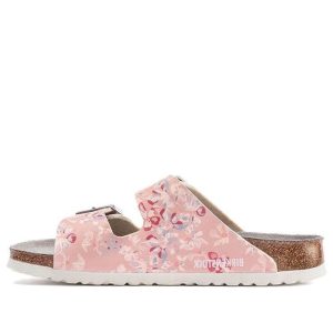 (WMNS) Birkenstock Arizona ESD Birko-Flor Narrow Field 'Flower Field Rose' 1021411