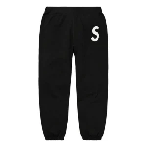 Supreme S Logo Sweatpants 'Black White' SUP-SS20-058