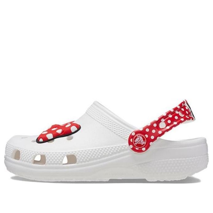 (TD) Crocs x Disney Minnie Mouse Classic Clogs 'White Red' 208710-119