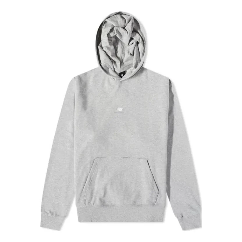 New Balance Athletics Remastered Graphic French Terry Hoodie Asia Sizing 'Athletic Grey' MT31502-AG