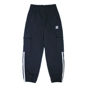 (GS) adidas Adicolor Cargo Trousers 'Black' IL1846