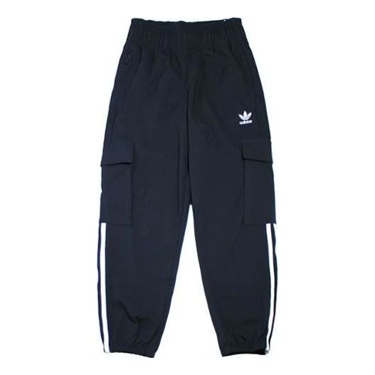 (GS) adidas Adicolor Cargo Trousers 'Black' IL1846