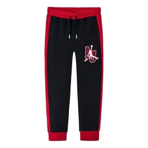 (GS) Air Jordan Jumpman Classic Casual Joggers 'Black Red' JD2112113GS-001