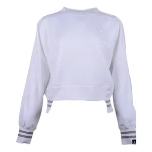 (WMNS) Converse Stripe Breathable Pullover White 10020727-A07