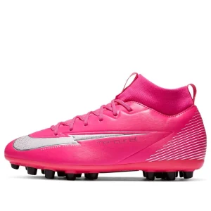 (GS) Nike Mercurial Superfly 7 Academy KM AG Artificial Grass 'Pinkred Black White' DB5610-611