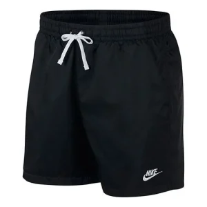 Nike Sportswear Lacing Running Training Sports Shorts Black AR2382-010