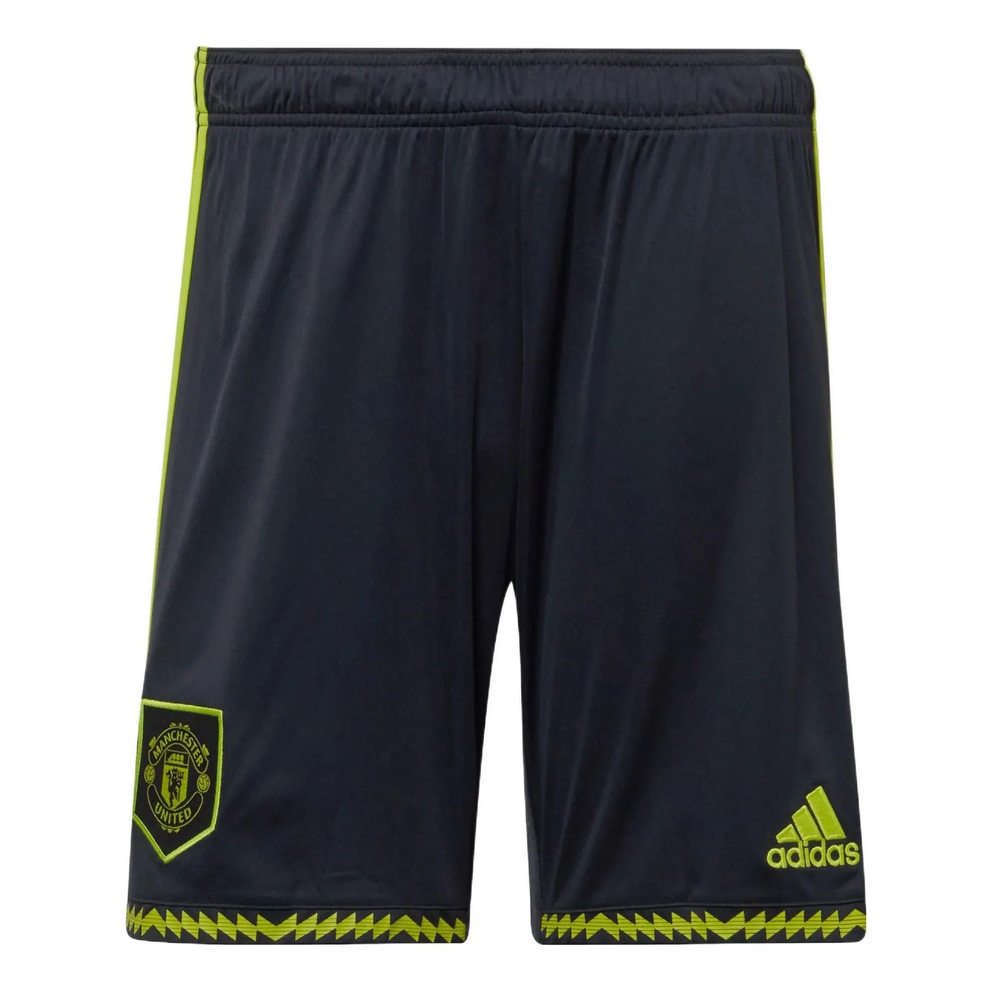 adidas Manchester United 22/23 Third Shorts Asia Sizing 'Black Green' HE2980