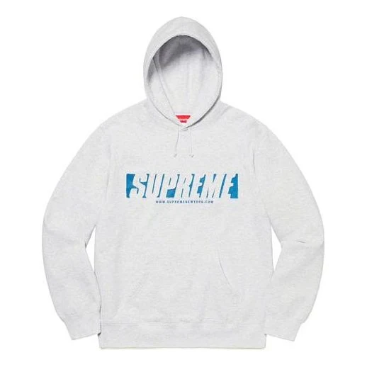 Supreme SS20 Week 1 Reflective Cutout Hooded Sweatshirt Logo SUP-SS20-104