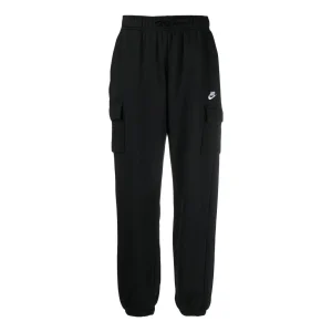 (WMNS) Nike Sportswear Club Fleece Cargo Sweatpants 'Black' DQ5196-010