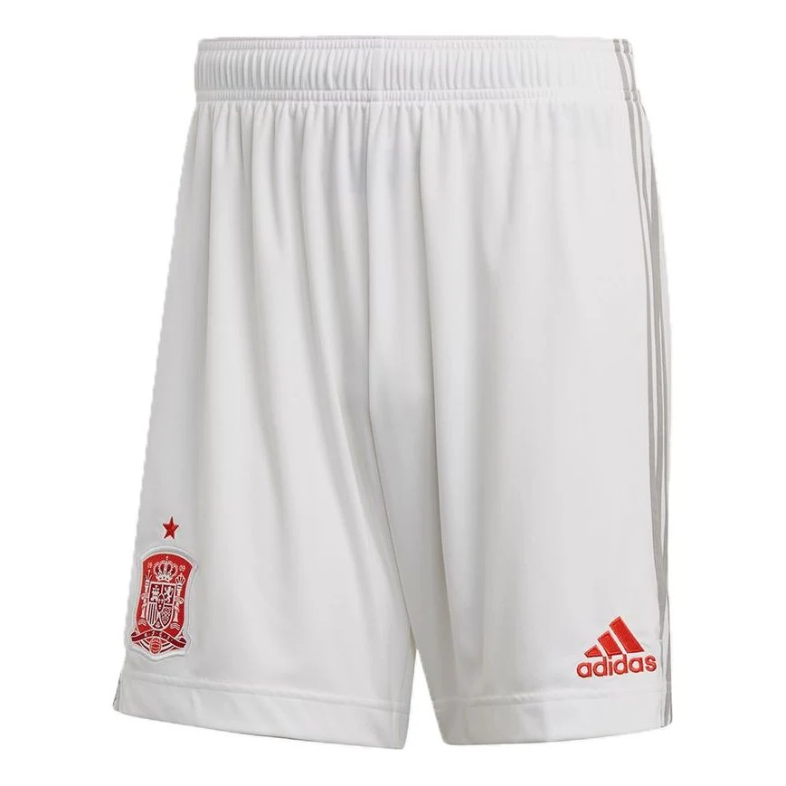adidas FEF A SHO European Cup Spanish national team Away Soccer/Football Sports Shorts White EH6515