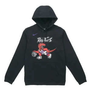 Men's Nike NBA Toronto Raptors Fleece Lined Stay Warm Black Pullover CI4538-010